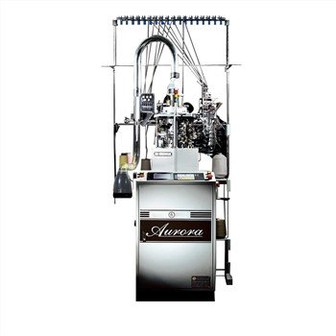 Three Feed 4 tums dubbelcylindriga strumpor stickmaskin